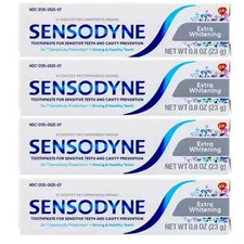 Sensodyne Extra Whitening Toothpaste Pack Of 4 - 0.8oz Each