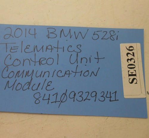 BMW Telematics Control Module OEM 84109329341 / 9329341 SE0326 - Picture 4 of 4