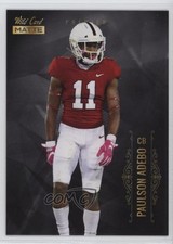 2021 Wild Card MATTE Retail Black Paulson Adebo #MBC-47 11ur