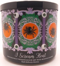 NEW! Bath & Body Works I Scream Float 3 Wick Candle 14.5 oz.