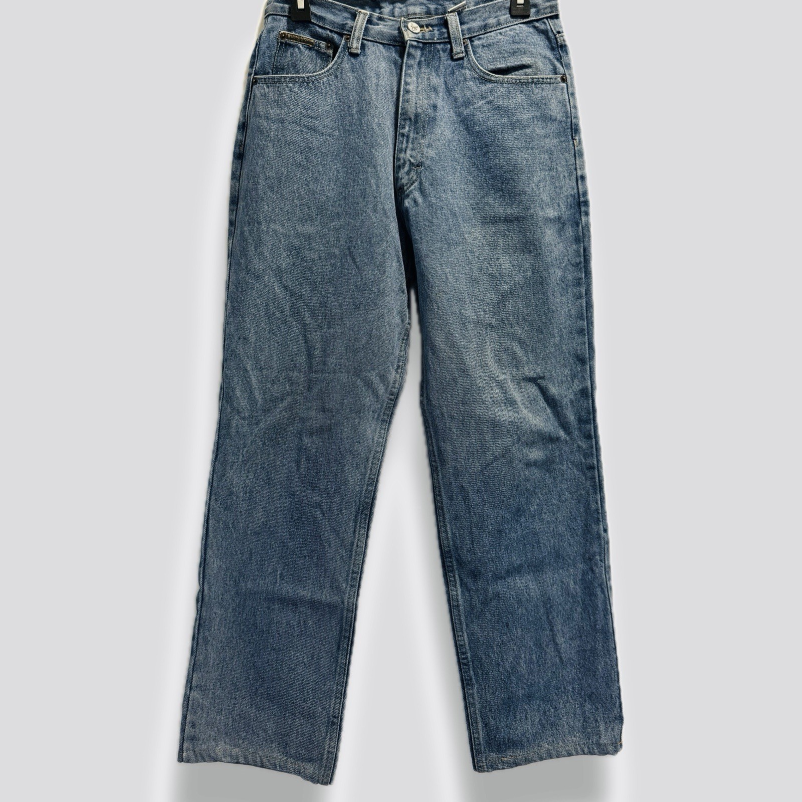 Vintage Calvin Klein Jeans USA Made Fit Denim 30x27 CK 1990s 100% Cotton