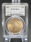 1922 Peace Silver Dollar PCGS MS64