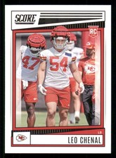 2022 Score #354 Leo Chenal RC