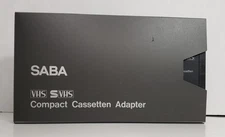 VHS Cassette Adapter by SABA with slipcase TESTED WORKING battery operated