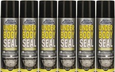 6 x CARPRIDE UNDERSEAL SPRAY PAINT 400ML FOR CAR UNDER BODY PROTECTION SEAL NEW