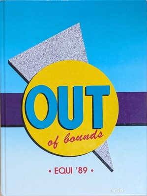 1989 Foothill High School Yearbook Out Of Bounds Sacramento California CA - Equi