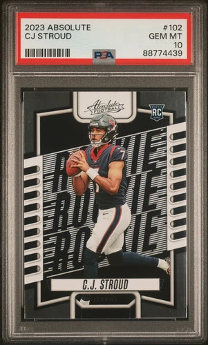 2023 Panini Absolute CJ Stroud #102 RC PSA 10