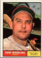 Gene Woodling 1961 Topps #275 Washington Senators