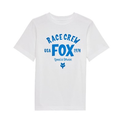 FOX RACING YTH SLOGAN SS TEE Optic White