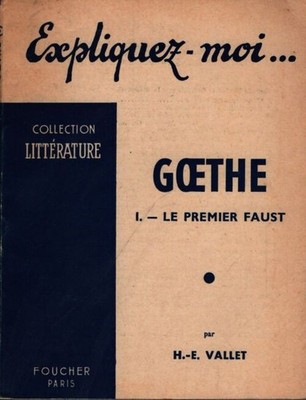 Goethes Faust Band I: Das erste F... - H.E. Vallet - V2292357