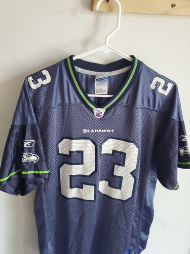 Seattle Seahawks Marcus Trufant #23 Reebok NFL Jersey Boys XL Blue - Picture 4 of 10