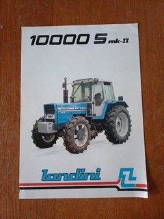 LANDINI 10000S TRACTOR BROCHURE BROCHURE