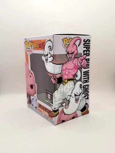 Custom Box Art Funko Pop! Super Buu with Ghost #1464 – Hand-Painted Eyes