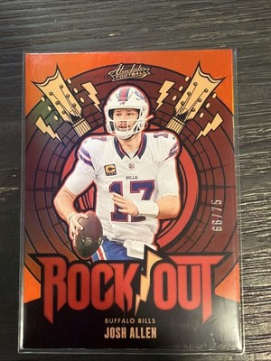 2024 Panini Absolute - Josh Allen Rock Out Orange /75