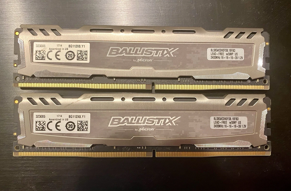 Ballistix PC4-19200 (DDR4-2400) Bus Speed DDR4 SDRAM Memory (RAM