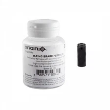 Origin8 5mm Black Alloy O-Ring Brake & Gear Ferrules - Low-Friction, Sealed