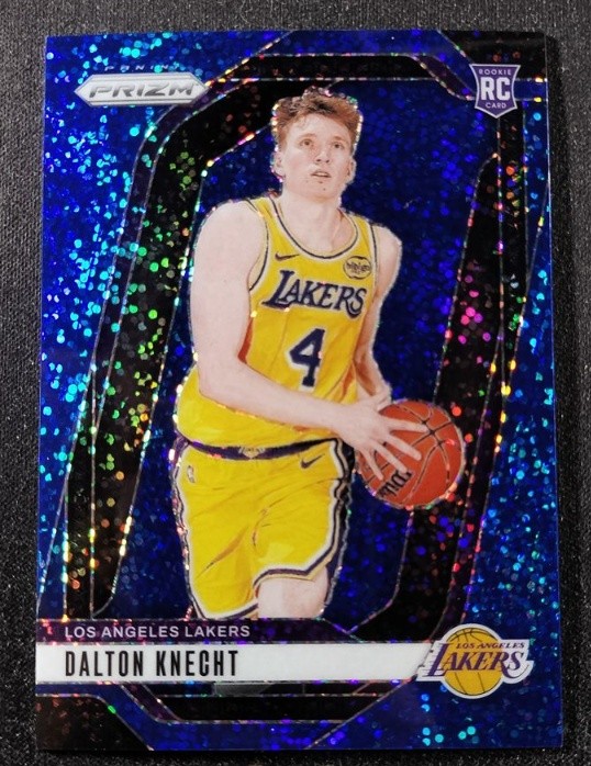 Dalton Knecht 2024-25 Panini Prizm RC Blue Sparkle /144 #238