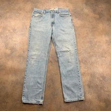 Vintage LEVI'S 516 Bootcut Jeans Mens (34 Inch Waist) (32 Inch Leg) Regular Blue