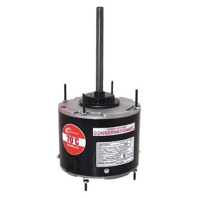 CENTURY FE1016SF Condenser Fan Motor,1/6 HP,1075 rpm,60Hz 1UME7