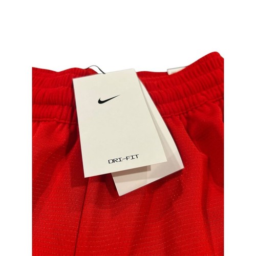 Nike Shorts Boys Size M Red Athletic Gym Basketball Gym Training Pockets NWT - Picture 3 of 8