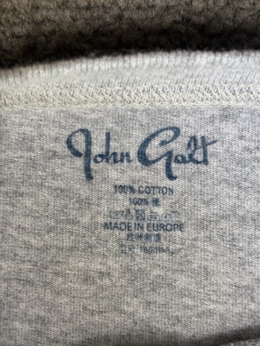 T-shirt uomo John Galt L grigia 100% cotone Nantucket Island Massachusetts - Foto 3 di 5