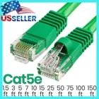 Cat5e Patch Cable Green Cat 5e Ethernet Cord Internet LAN RJ45 Network Wire LOT
