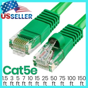 Cat5e Câble de patch Chat vert 5e Internet par câble Ethernet LAN RJ45 Fil réseau LOT