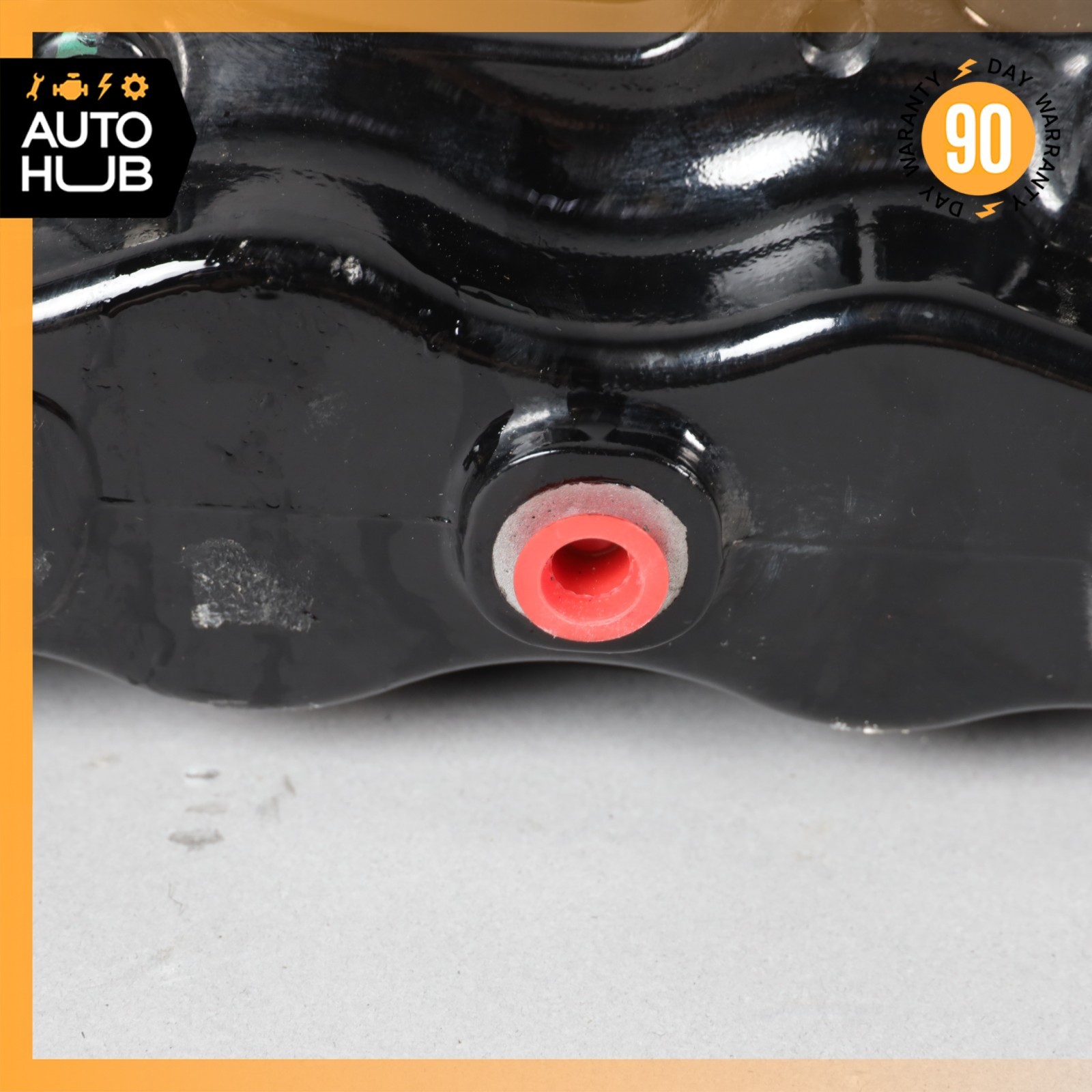 08-18 Aston Martin DB9 DBS Rear Brake Calipers Set Black AD232C465CA OEM 22k