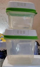 Rubbermaid FreshWorks Keepers Containers - 2.5, 6.3 & 17.3 Cups Set Of 3