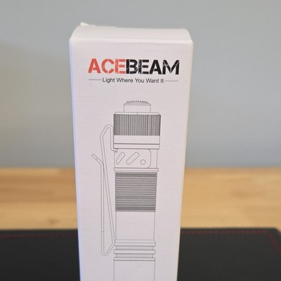 ACEBEAM Flashlight Dark Green AA Clip On Aluminum Portable Cordless