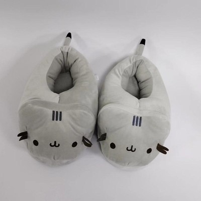 Cartoon Cat Slippers Warm Plush Indoor Winter Slides Cute Anime Home Shoes