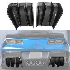For 2014-19 Corvette C7 Z06 Stg 3 Big Fin Carbon Fiber Rear Bumper Diffuser Kit