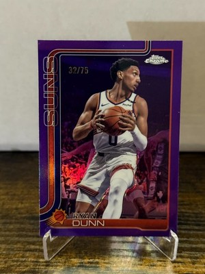 Ryan Dunn Purple Refractor 32/75 2025 Topps Chrome!