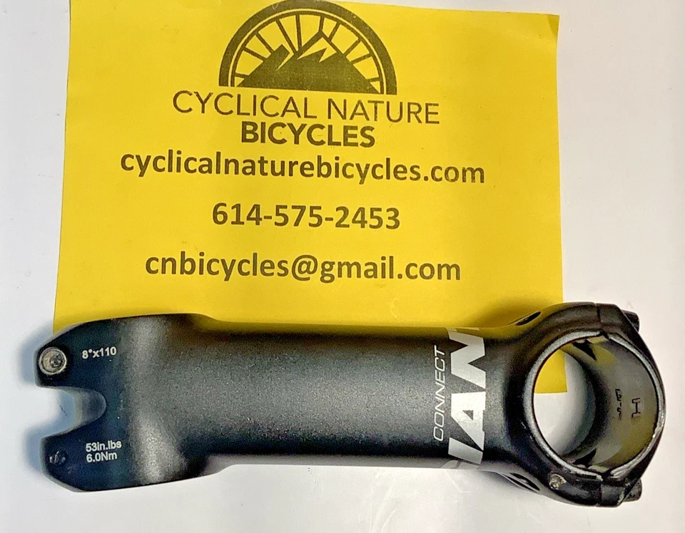 Giant connect 110mm x ±8° x 31.8mm Handlebar x 1⅛" head tube bicycle stem - Image 3 of 4