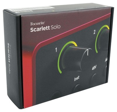 Focusrite Scarlett Solo 4th Gen Studio Recording USB Audio
