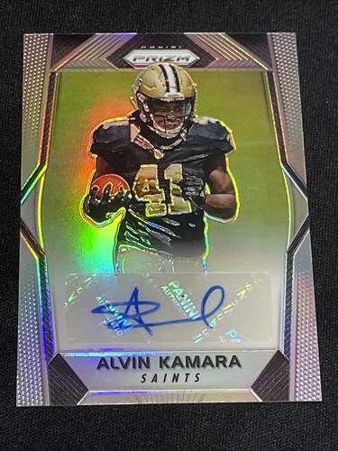 Alvin Kamara Auto Rookie 2017 Panini Prizm Silver New Orleans Saints #RA-AK