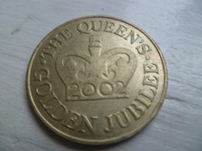 Collectable - Queen Elizabeth II - Golden jubilee Medal / Coin - 1952-2002
