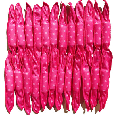 40 Soft Heatless Hair Curlers - Large Overnight Pillow Sponge Rollers for Curly 
