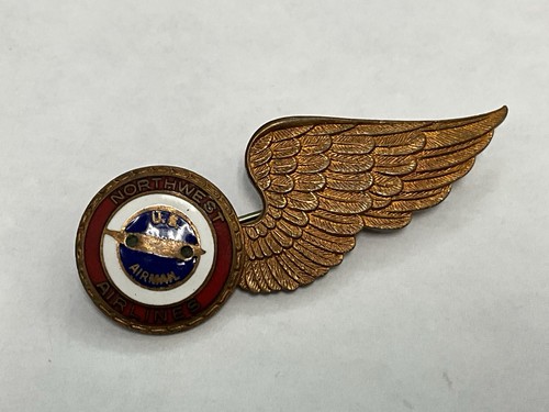 Northwest Airlines Flight Attendant Wings Pin KR315 - Bild 7 von 7