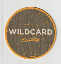 BEER COASTER: WILDCARD BREWING, REDDING, CALIFORNIA