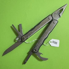 Leatherman Kick Plier Multi Tool Multifunction Pocket Knife Stainless EDC #698