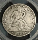 1855 PCGS Genuine - VG Details Arrows Seated Liberty Half