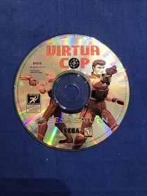 Virtua Cop (Sega Saturn) &ldquo;Tested&rdquo; Work Fine Disc Is Scratch