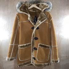 MEN  S JORDAN CRAIG DENALI SHEARLING LEGACY EDITION FUR COAT JACKET SZ MEDIUM NEW