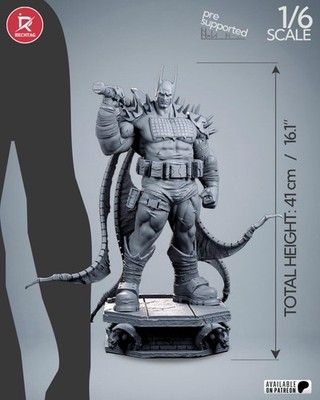 1:8 Absolute Batman The Unstoppable Dark Knight UNPAINTED High Quality Garage Ki