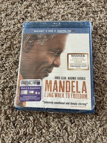 Mandela: Long Walk to Freedom (Blu-ray DVD Combo 2013) Opened But Never Used