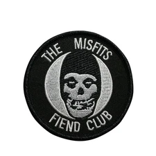 The Misfits Fiend Club Embroidered Iron On Patch - Music Rock Band 102-K
