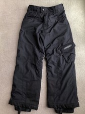 Spyder schwarze Kinder Ski Schnee Hose Gr. UK 8 Jahre