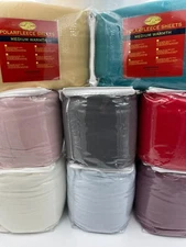 Berkshire Polarfleece Sheets Full Size 4 Piece Set- Soft Breathable All Year Use