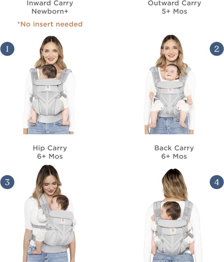 Ergobaby Original Ergo Baby Baby Carrier Hip Carry Ergobaby Omni